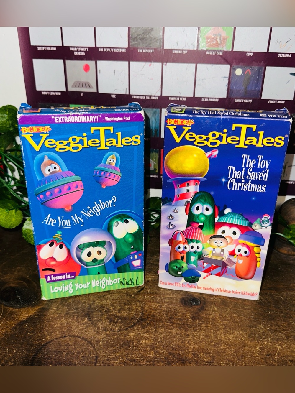 Vintage Veggie Tales 90’s VHS Tape Movie Bundle